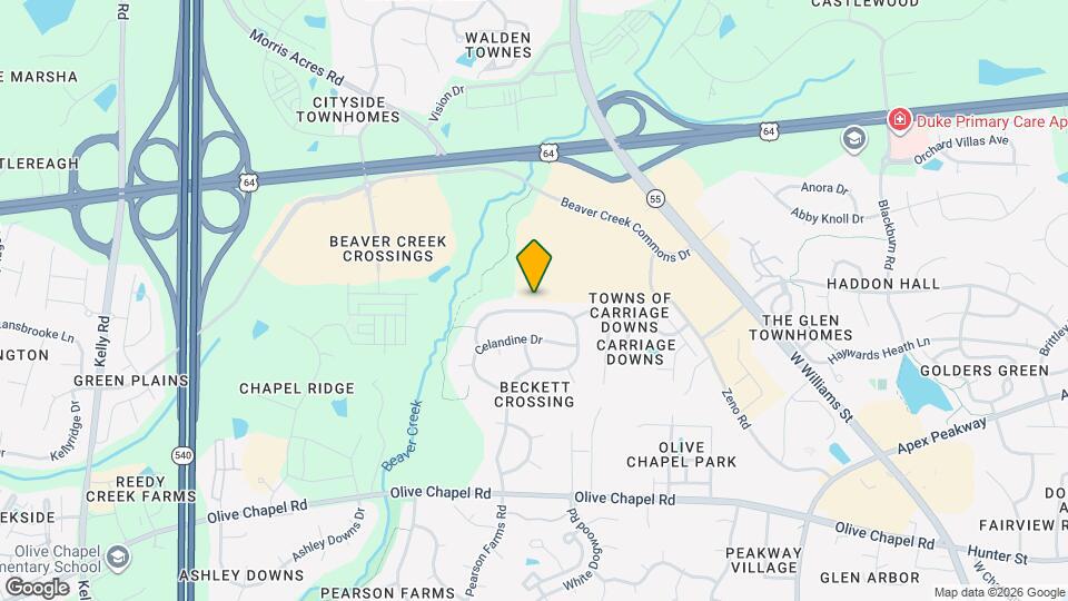 1410 Fairfax Woods Dr Map and Location Details