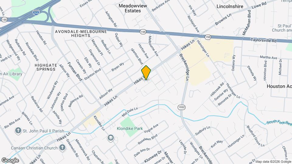 3418 Clingstone Way Map and Location Details