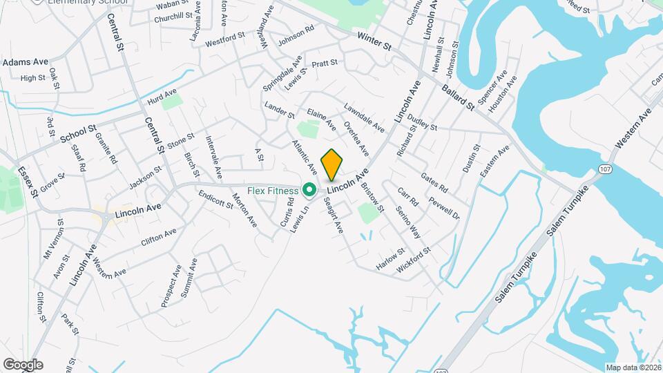 283 Lincoln Ave Map and Location Details