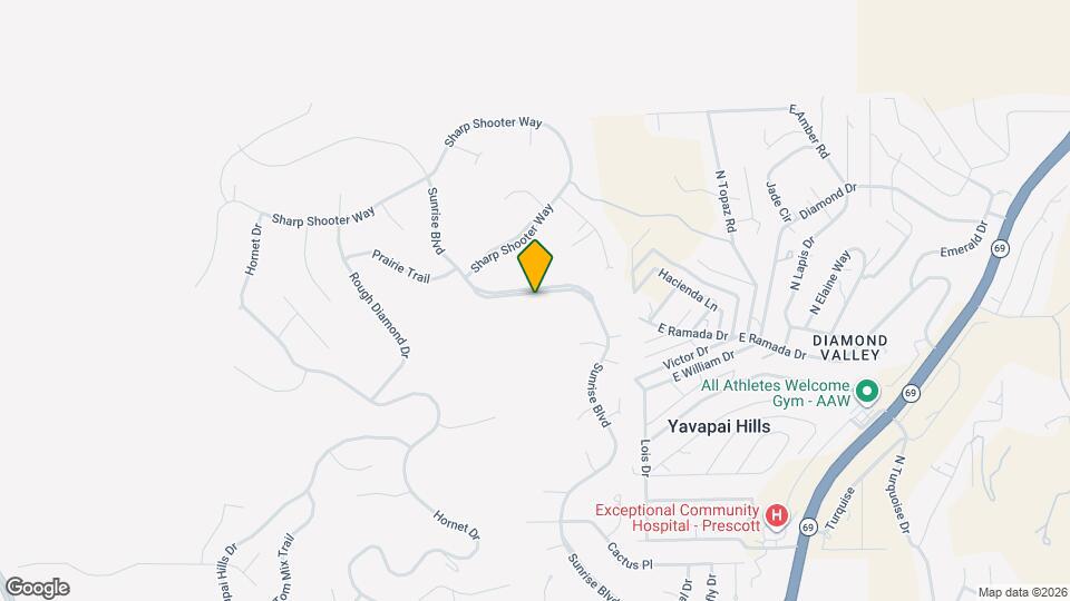 1020 Sunrise Blvd Map and Location Details