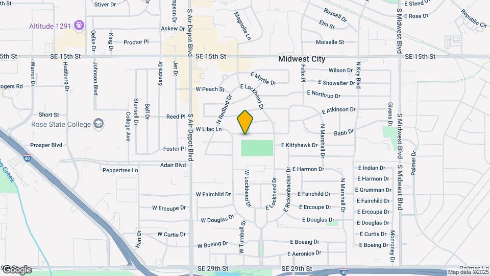 128 W Lilac Ln Map and Location Details