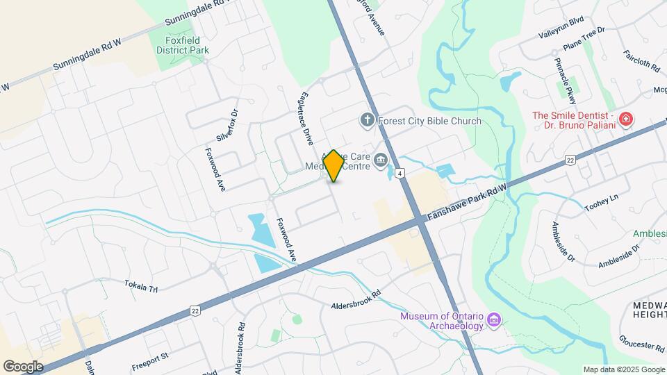 1165 Eagletrace Drive Map and Location Details