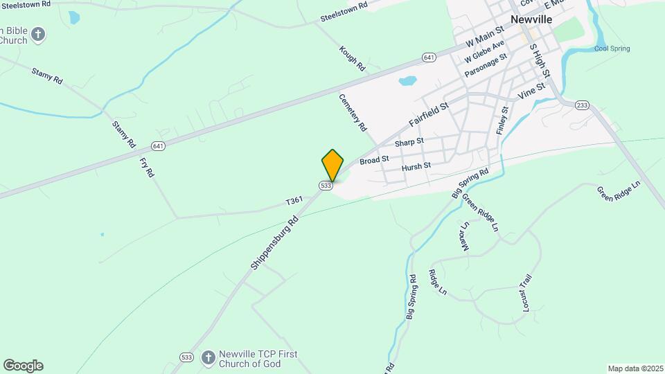 385 Shippensburg Rd Map and Location Details