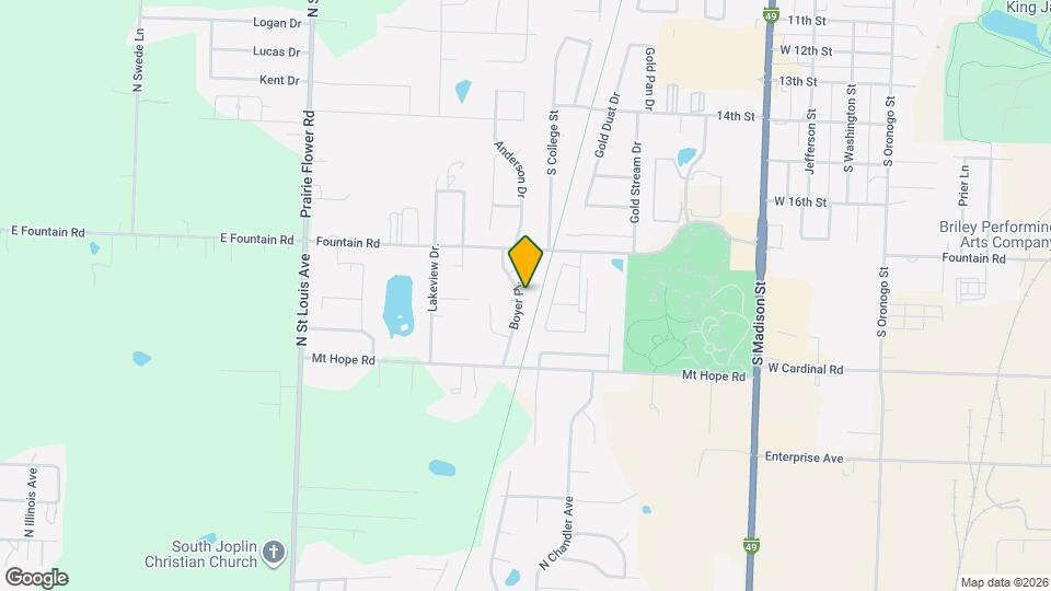 1775 Boyer Pl. Map and Location Details