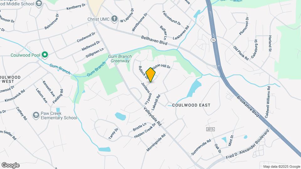 916 Clover Gap Dr Map and Location Details
