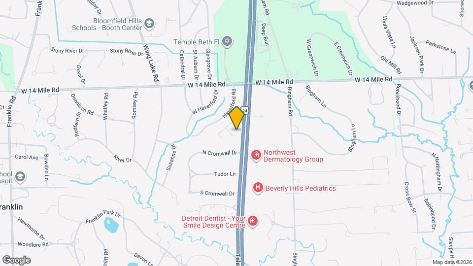 24447 Bloomington Ct Map and Location Details
