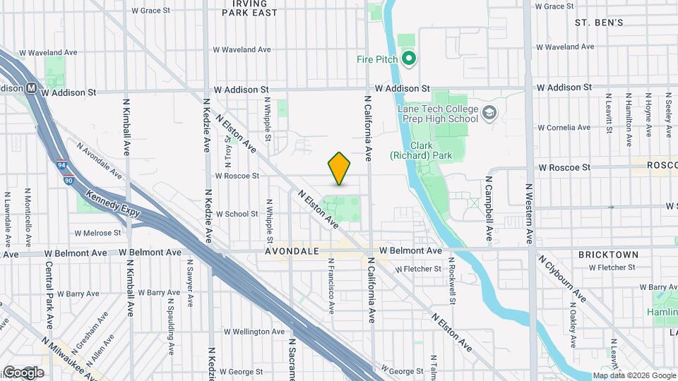 2850 W Henderson St Map and Location Details