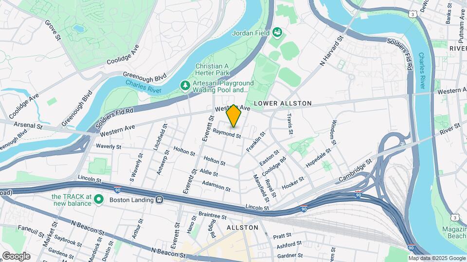 34 Raymond St, Unit 1 Map and Location Details