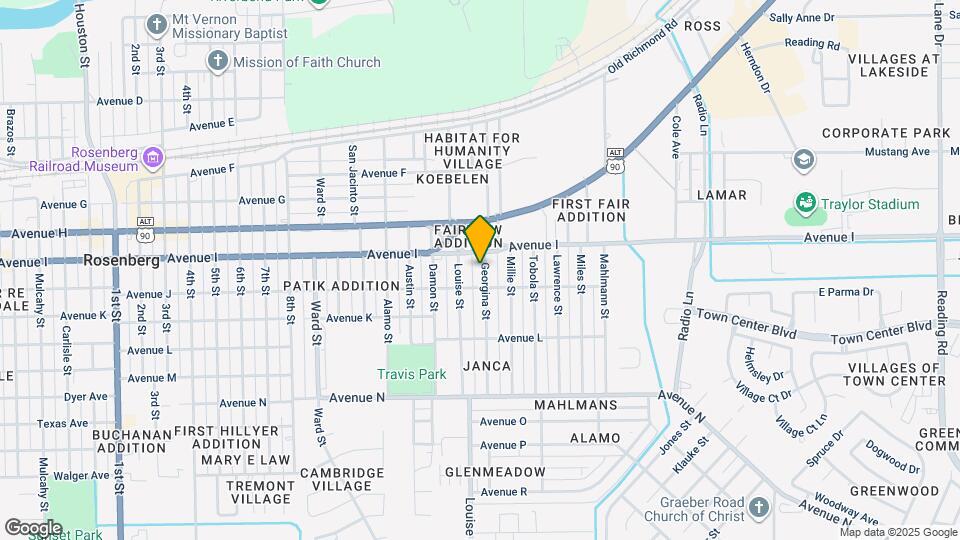 1112 Georgina St Map and Location Details