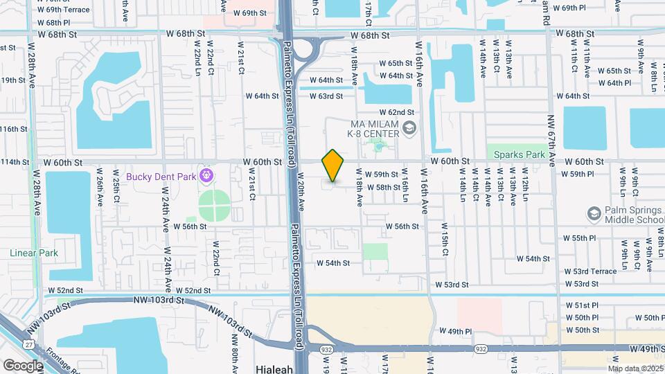 5810 W 18th Ln Map and Location Details
