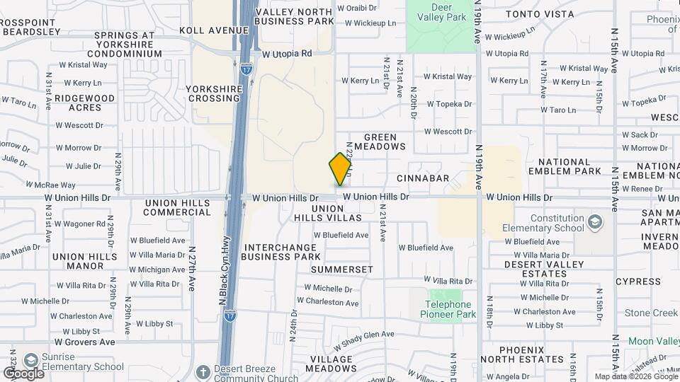 2243 W McRae Way Map and Location Details