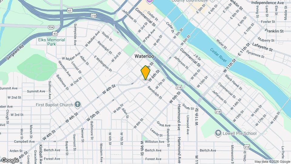 727 Randolph St Map and Location Details