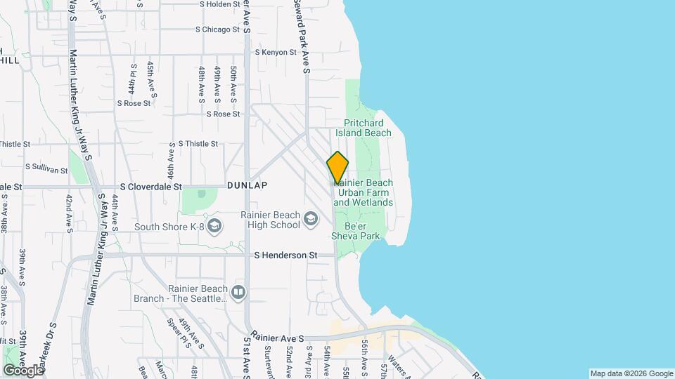 8624 Seward Park Ave S Map and Location Details