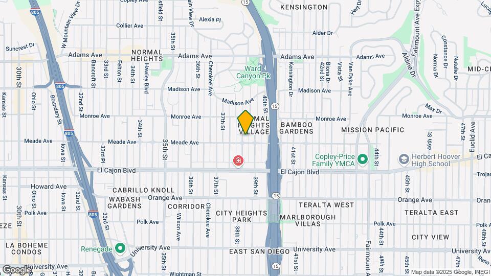 4415 38th St Map and Location Details