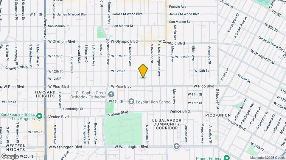 1235 S Catalina St Map and Location Details