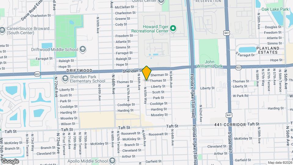6570 Thomas St Mapa y Detalles de la Ubicación