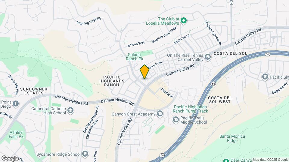 13517 Pacific Highlands Ranch Pkwy Map and Location Details