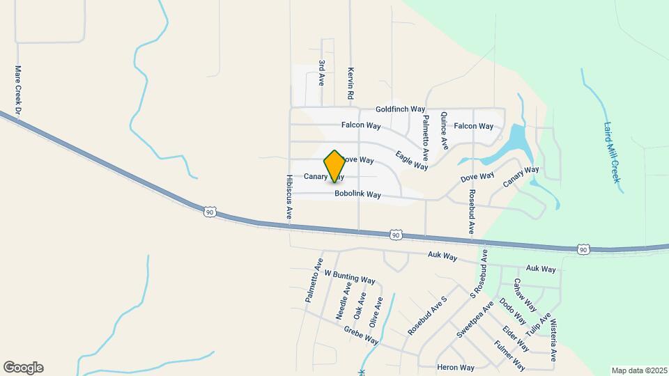 4621 Bobolink Way Map and Location Details