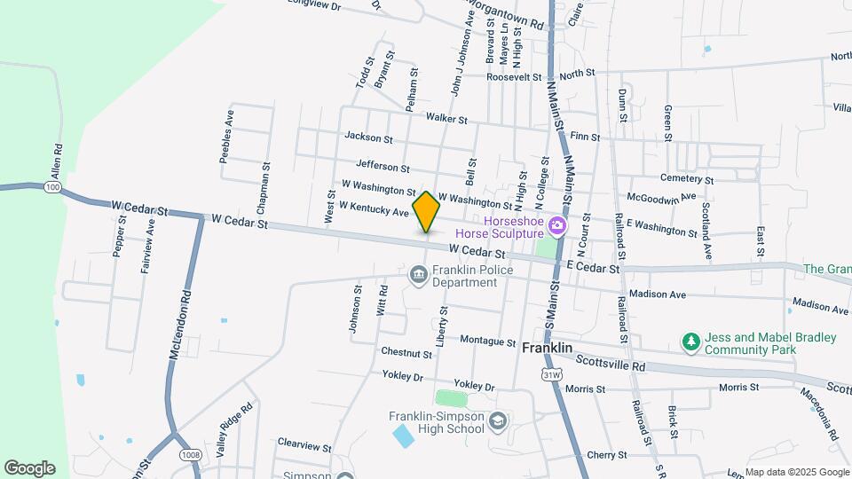 400 W Cedar St, Unit #3 Map and Location Details