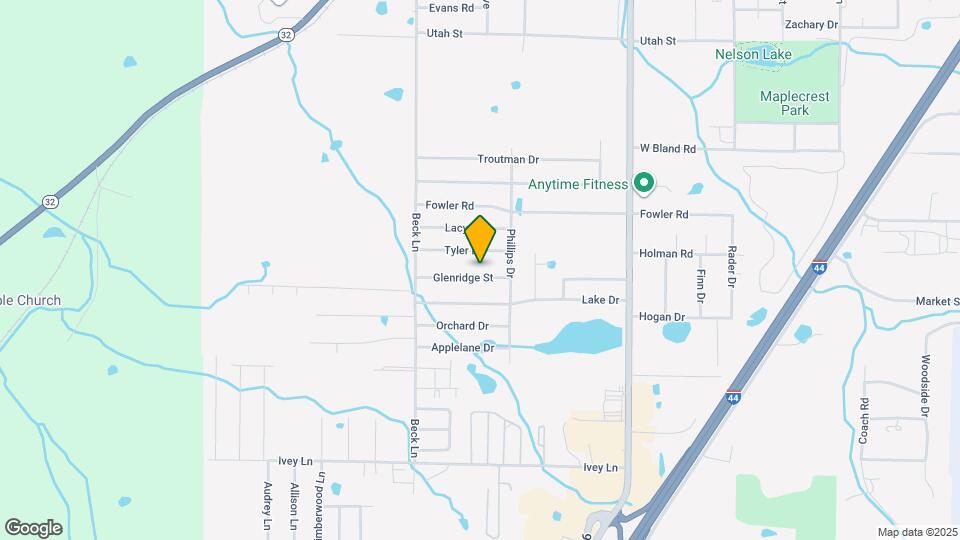 1133 Glenridge St Map and Location Details