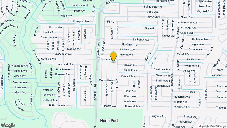2938 Parrot St Map and Location Details