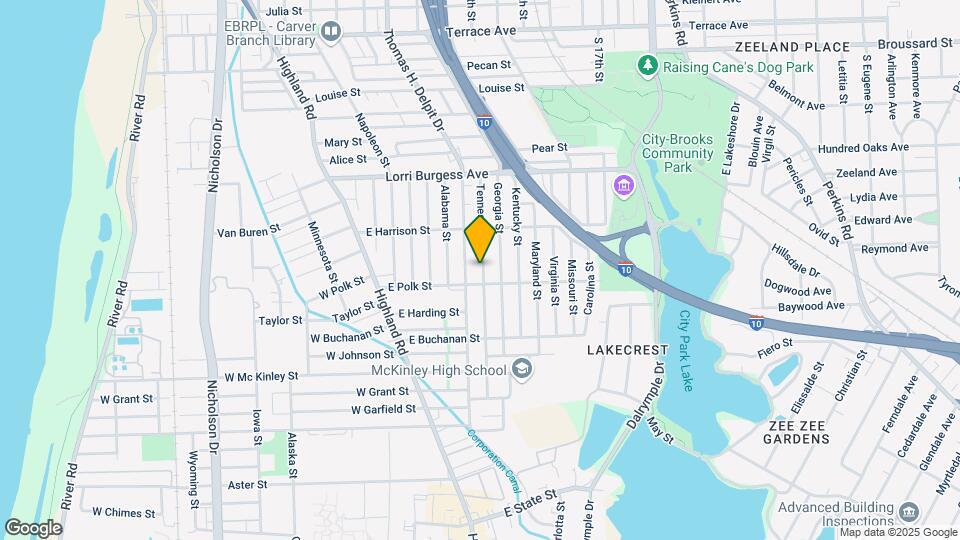 2138 Tennessee St Map and Location Details