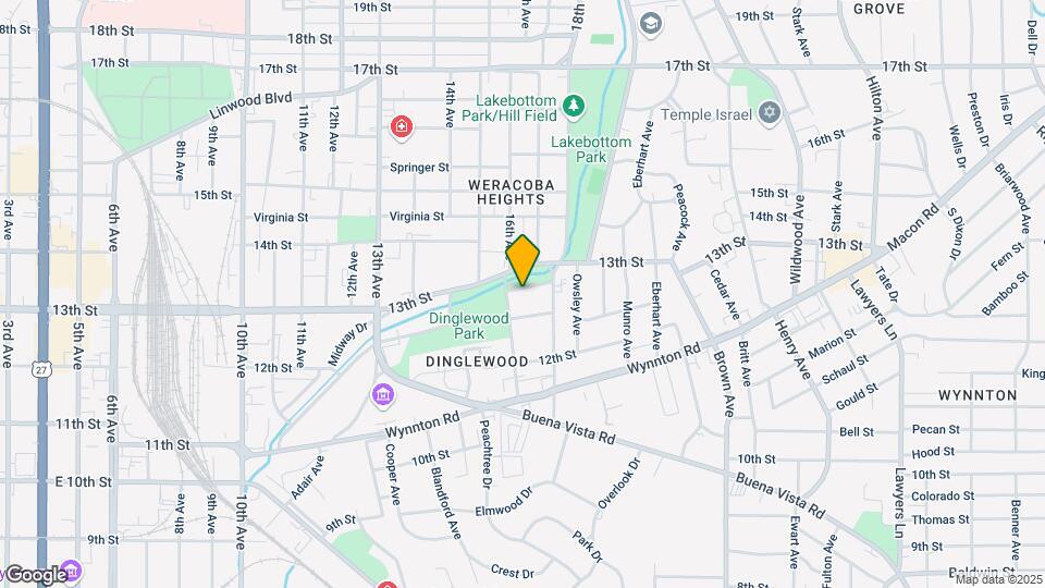 1616 Boulevard St Mapa y Detalles de la Ubicación
