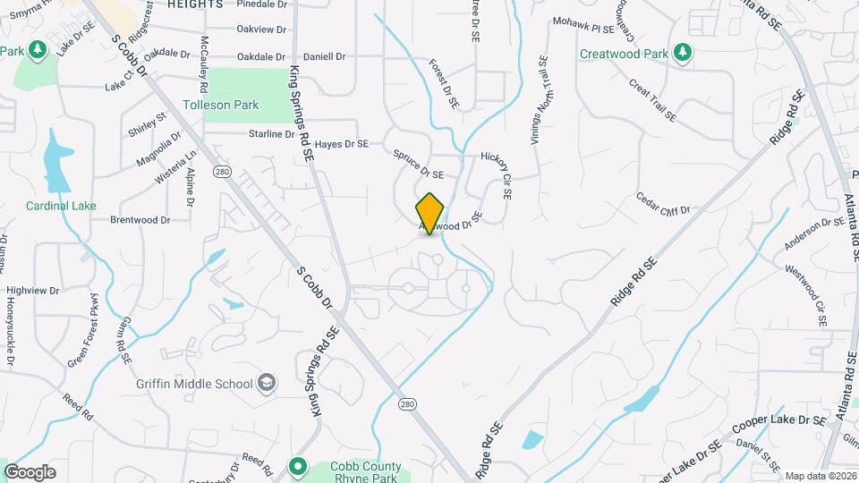 1545 Springwood Dr SE Map and Location Details