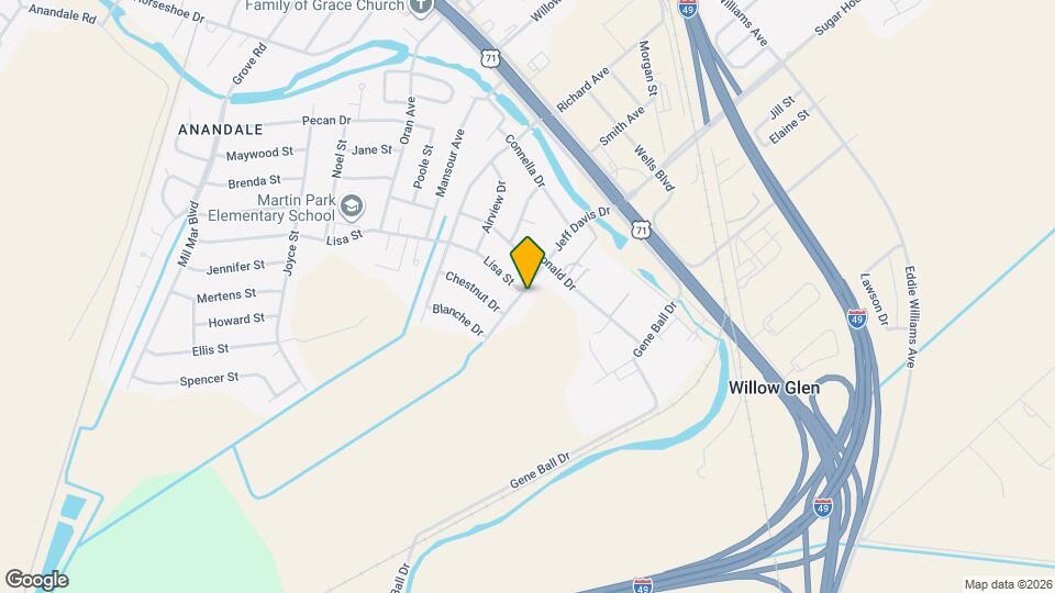 5601 Jeff Davis Dr Map and Location Details