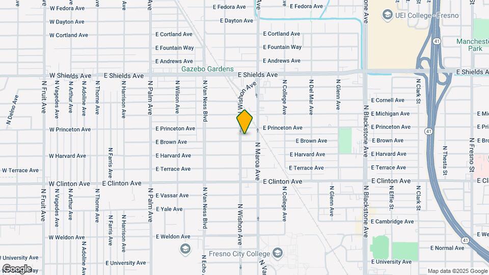 2720 N Wishon Ave Map and Location Details