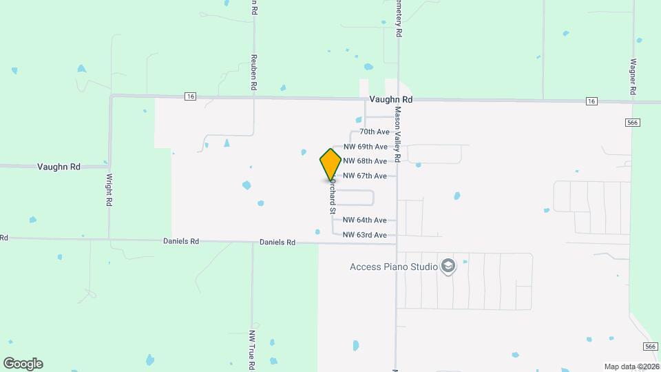 6601 NW Gregory St Map and Location Details