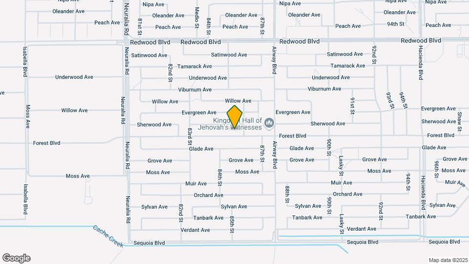 8525 Forest Blvd Mapa y Detalles de la Ubicación