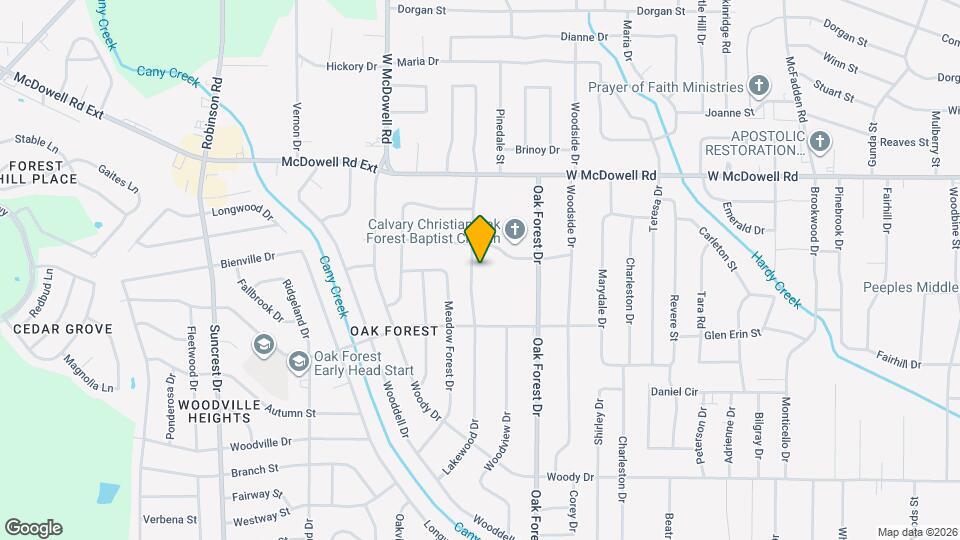 2920 Lakewood Dr Mapa y Detalles de la Ubicación