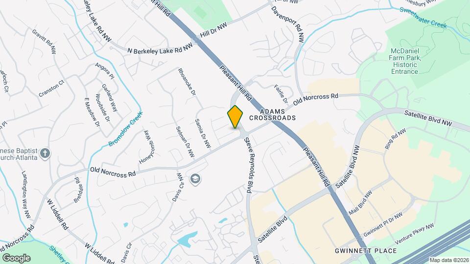 3592 Gainesway Trace Map and Location Details