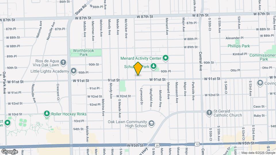 9051 Austin Ave Map and Location Details