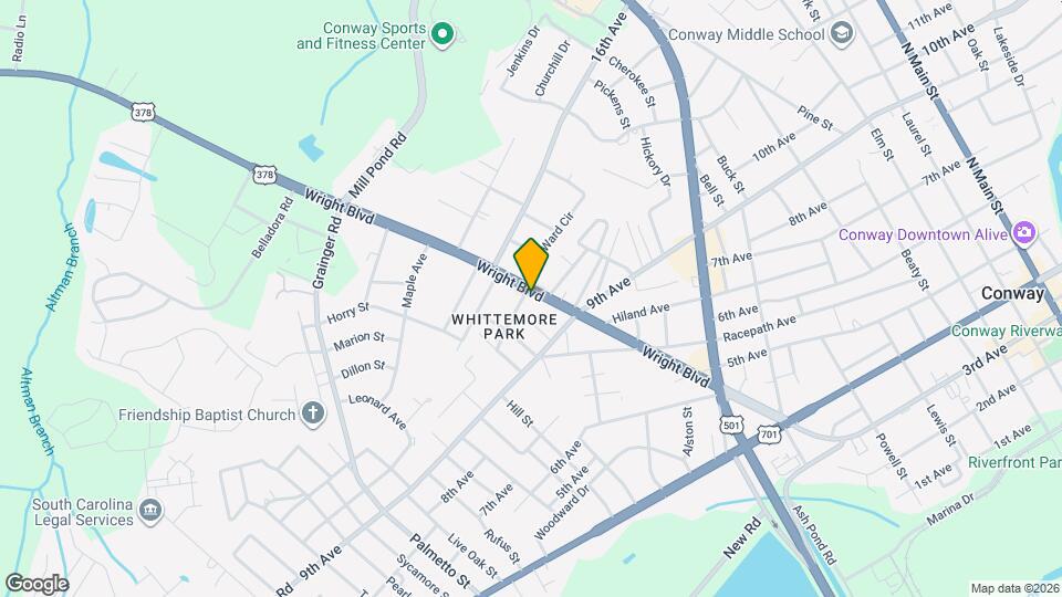 1703 Singleton St Map and Location Details