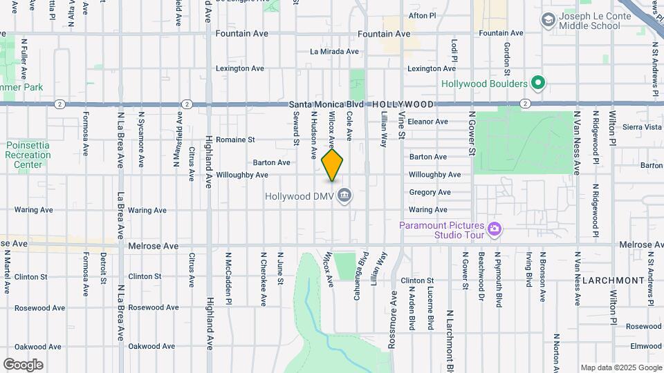 841 Wilcox Ave Map and Location Details