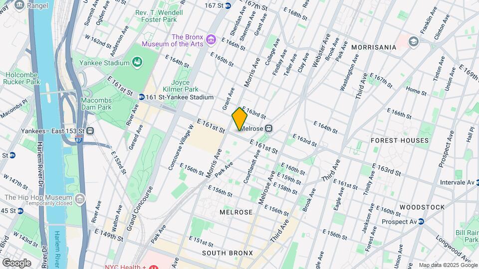 301 E 161st St Map and Location Details