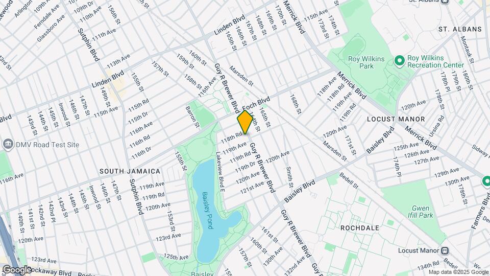 118-36 Guy R Brewer Blvd Map and Location Details