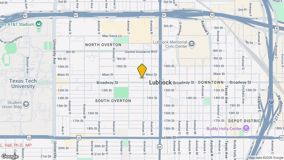 1902 Broadway St Map and Location Details