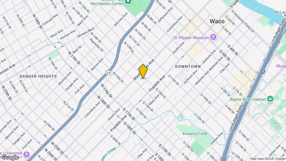 1307 Austin Ave Map and Location Details