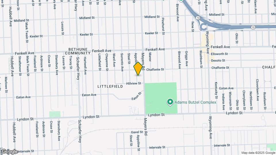 14904 Appoline St Map and Location Details