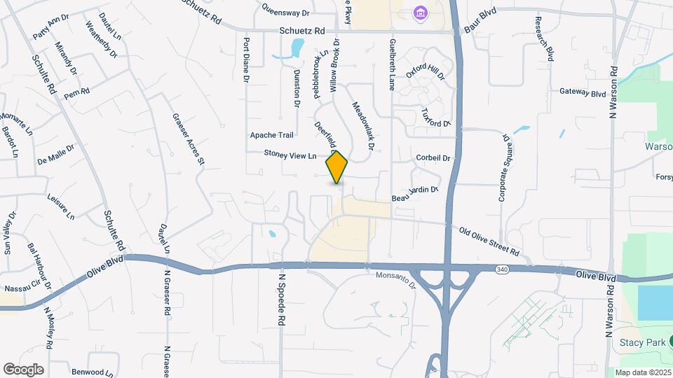 1044 Willow Brook Dr, Unit 1044 Map and Location Details