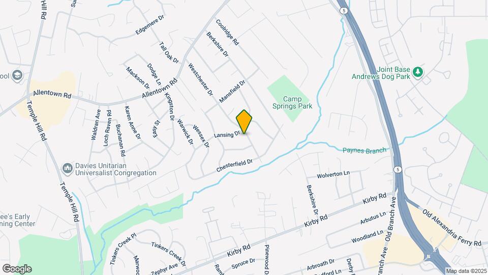 7203 Westchester Dr Map and Location Details
