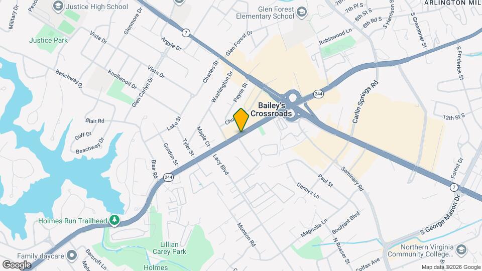 5851 Columbia Pike Map and Location Details