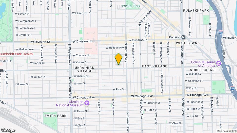 2034 W Augusta Blvd, Unit J04P Mapa y Detalles de la Ubicación