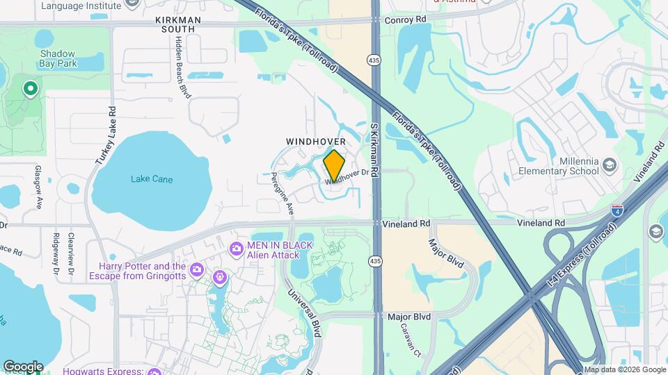 5812 Windhover Dr Map and Location Details