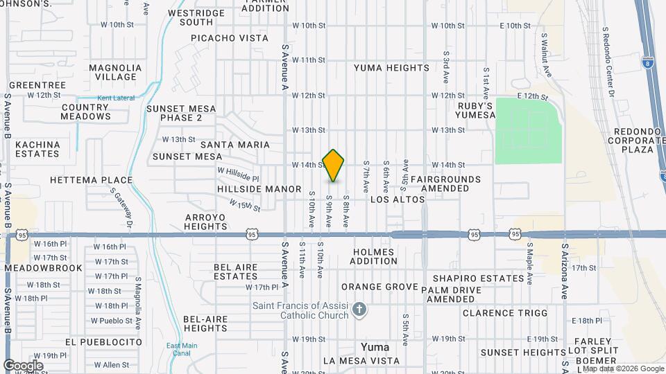1425 S 9th Ave Map and Location Details