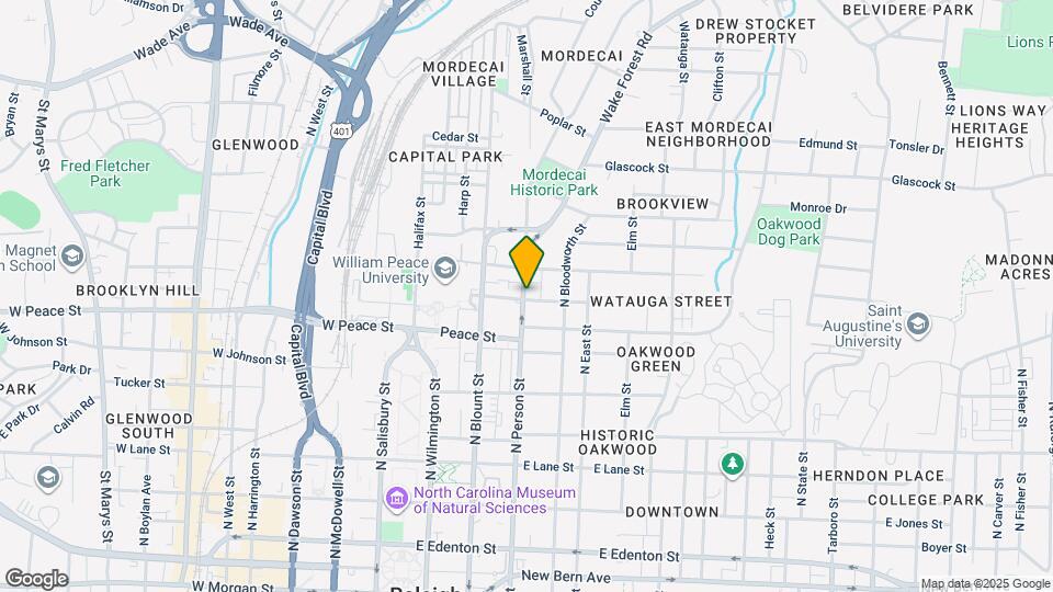 710 N Person St Map and Location Details