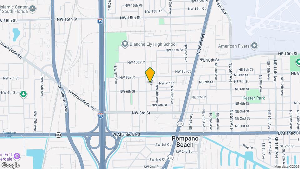 621 NW 5th Ave Map and Location Details